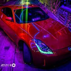 350z caught in the lights